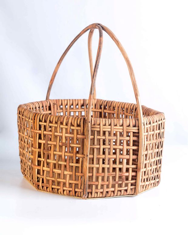 Wicker Basket | Storage and Picnic Basket